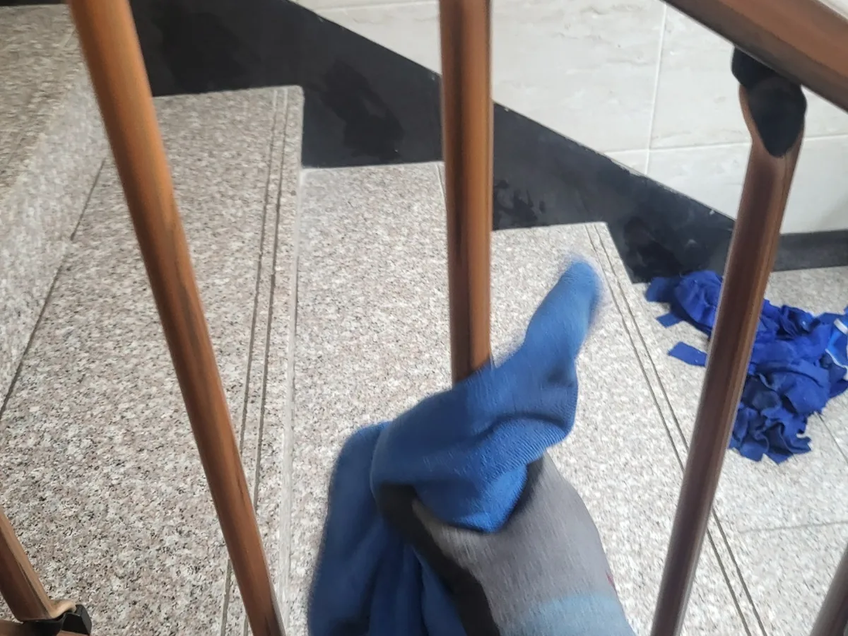 고성군 상리면 빌라 난간·손잡이 위생청소 사례 - 행진크린